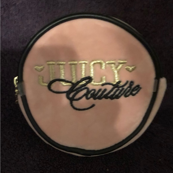 RARE Juicy Couture Heart Makeup Coin Purse Bag - Picture 1 of 6